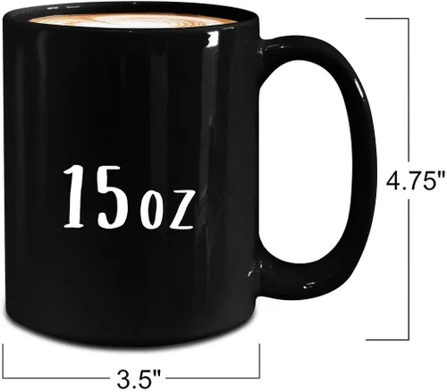 Vista 3 de Gifts for Graphic Designer Artist Mug - Large 15oz Black Coffee Tea Cup - Traditional Digital Illustrator 2D 3D Fine Art Student Multimedia Funny