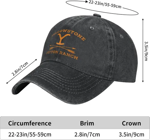 Vista 4 de Sombreros de béisbol unisex de mezclilla divertidos, sombrero de camionero para hombres y mujeres, ajustable, sombrero de pescador para hombre