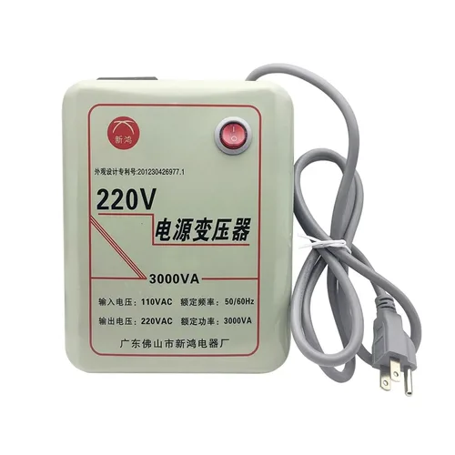 Vista 3 de Convertidor de voltaje de 3000 W 220 V a 110 V CA Power Step Up And110 V a 220 V Adaptador de transformación reductor 500 W 1000 W 2000 W