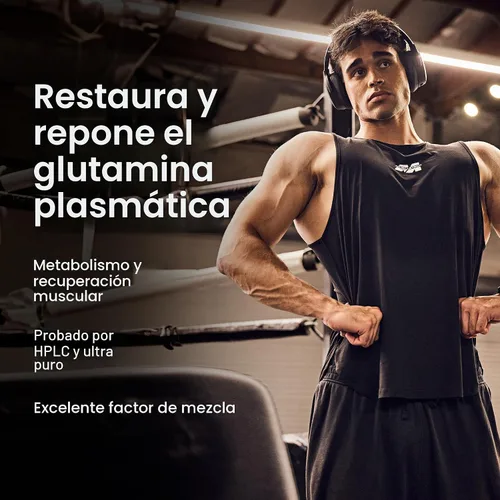 Vista 2 de Muscletech Glutamina, 100 % pura, L-Glutamina, suministro de 60 días, 10.65 oz. Pure L Glutamine Muscle Growth Builder & Energy Boosting