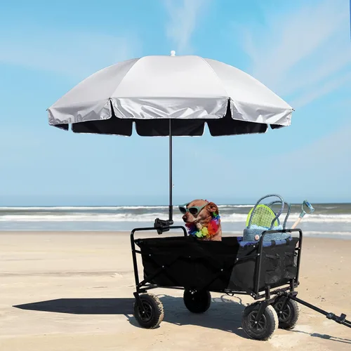 Vista 6 de G4Free Sombrilla universal UPF 50+ con abrazadera ajustable para exteriores, protección UV, silla de playa, sombrilla para cochecitos, sillas