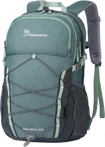 Vista 11 de MOUNTAINTOP Mochila de senderismo de 18L, mochila ligera para exteriores Negro-18L