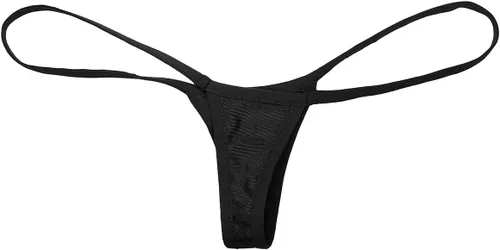Vista 5 de Womens Stretchy Low Rise Micro Mini G-string T-back Thongs Bikini Tanga Lingerie Underwear