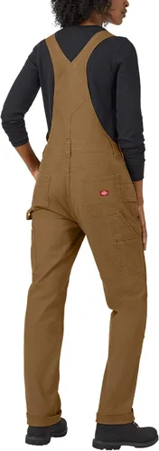 Vista 2 de Dickies womens Duck Double Front Bib Overalls