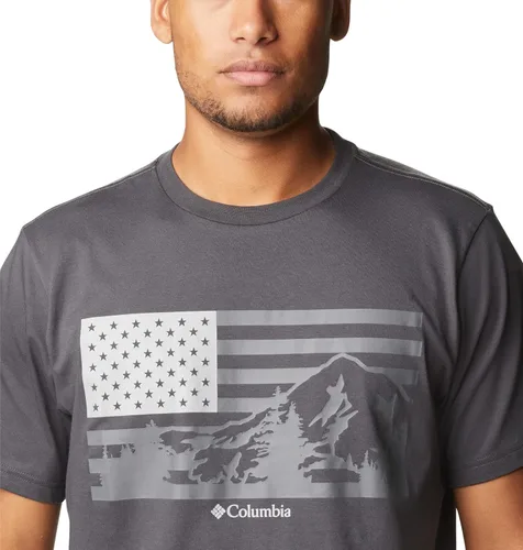 Vista 4 de Columbia Camiseta CSC con logotipo de país para hombre