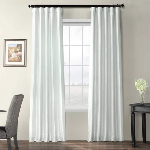Vista 19 de HPD Half Price Drapes - Cortinas opacas para dormitorio y sala de estar - Cortina opaca de tafetán de seda sintética 127 x 213 cm (1 panel)
