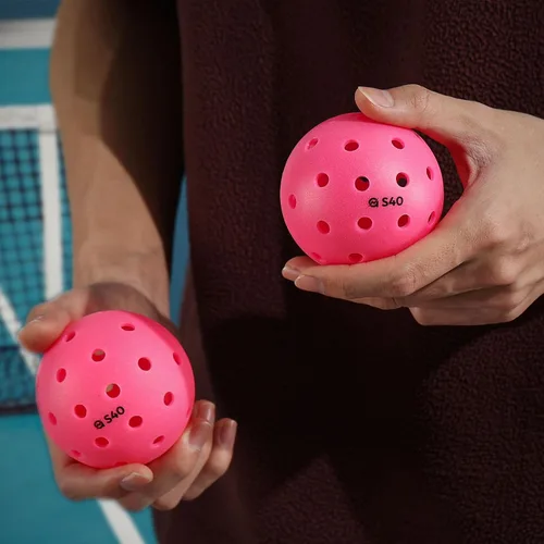Vista 7 de A11N S40 - Pelotas de pickleball para exteriores, aprobadas por Pickleball de Estados Unidos para jugar en torneos, paquete de 3/6/12/50, verde