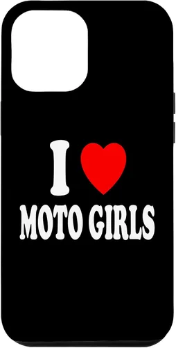 Vista 6 de Carcasa para iPhone 14 I Heart (Love) Moto Girls Moto Dirt Bike Motocross