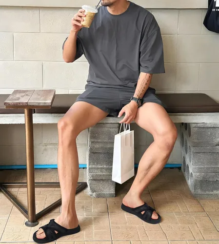 Vista 2 de COFACE Sandalias de recuperación deportiva para hombre, fascitis plantar, suaves, ligeras, ortopédicas