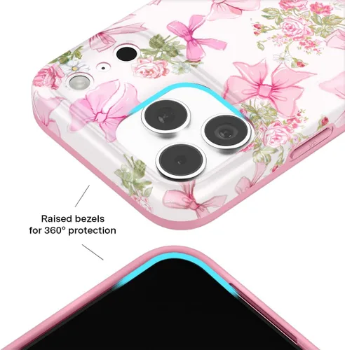 Vista 26 de VELVET CAVIAR Funda para iPhone 15, compatible con MagSafe, probada contra caídas de 10 pies, fundas protectoras de diseño, leopardo color rosa