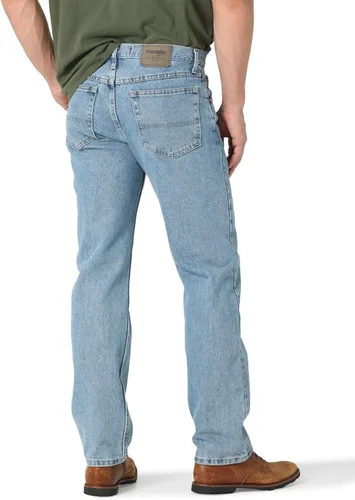 Vista 5 de Wrangler Authentics - Jeans clásicos de 5bolsillos y corte relajado y flexible para hombre