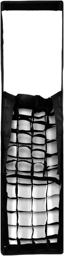 Vista 3 de Godox 8.6 x 35 pulgadas/8.7x35.4 in Softbox Honeycomb Grid Strip Soft Box Bowens Mount para Photo Studio Flash (FW 22x90, 2 piezas)