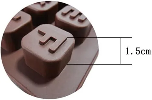 Vista 5 de 48 Estrellas Carta Manual Diy Silicona Chocolate Molde Bandeja de Hielo Moldes de Jabón Hecho a Mano Digital