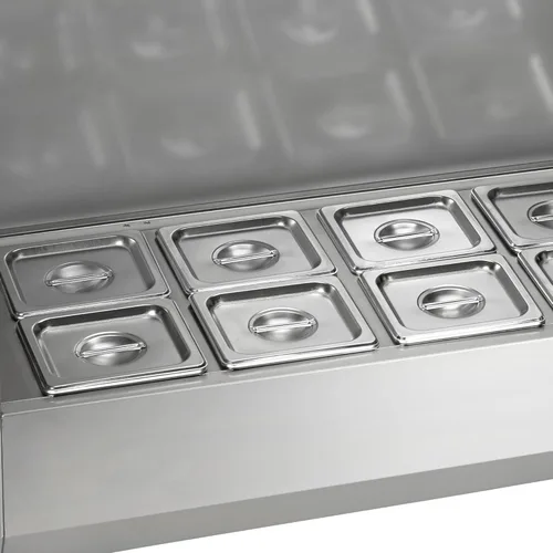 Vista 3 de Arctic Air ACP48 - Mesa refrigerada de 47.25 pulgadas para sándwich/ensalada, acero inoxidable, 115 V