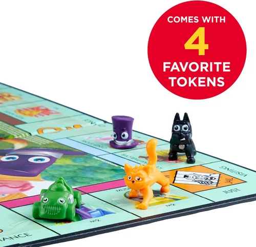 Vista 8 de Monopoly Junior - Juego de mesa para 4 jugadores, a partir de 5 años (exclusivo de Amazon)