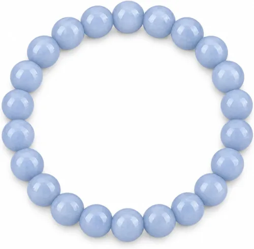 Vista 12 de Colección Cherry Tree - Pulseras de cuentas de gemas para mujeres y hombres, tamaños pequeños, medianos y grandes, cuentas redondas de 8 mm Cuarzo