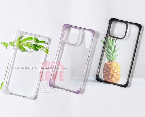 Vista 7 de Funda transparente para iPhone 15 [a prueba de caídas] [antiamarilleo] transparente a prueba de golpes, funda protectora delgada para iPhone 15
