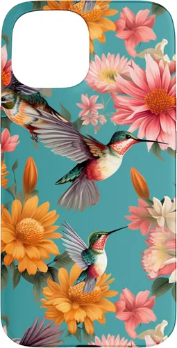 Vista 6 de Funda para iPhone 17 de colibríes en vuelo