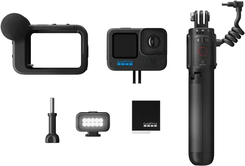 Vista 6 de GoPro HERO12 Black Creator Edition: incluye HERO12 Black, Volta (agarre de batería, trípode, control remoto), Media Mod, Light Mod, batería Enduro