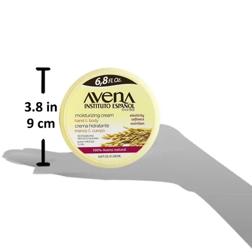 Vista 7 de Instituto Español Avena Crema Hidratante, Loción para manos y cuerpo, Ayuda a humectar, Suavizar y nutrir la piel, Revitaliza y protege la piel, 200