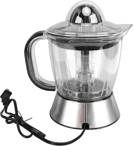 Vista 6 de Potente exprimidor eléctrico con capacidad de 1 litro, extractor exprimidor de doble dirección para naranja, limón, cítricos, fácil de lavar
