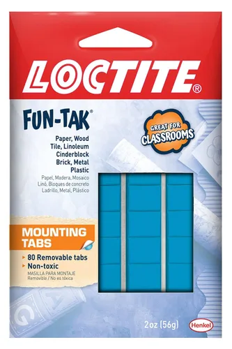 Vista 9 de Loctite 1865809 Fun-Tak Pestañas de montaje, 2 onzas, azul (paquete de 12)