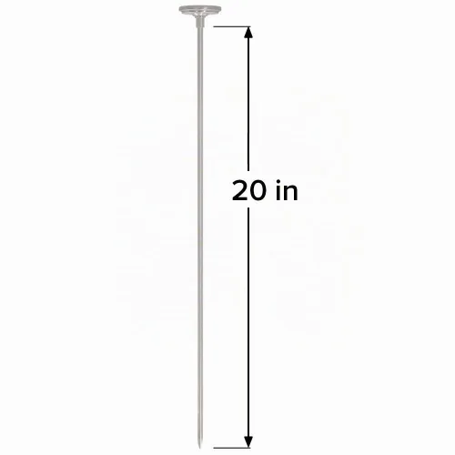 Vista 2 de Termómetro REOTEMP, 20" de tallo, para compost de jardín, con instrucciones de compostaje