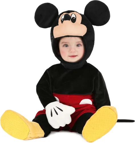 Vista 4 de Infant Snuggly Mickey Mouse Costume