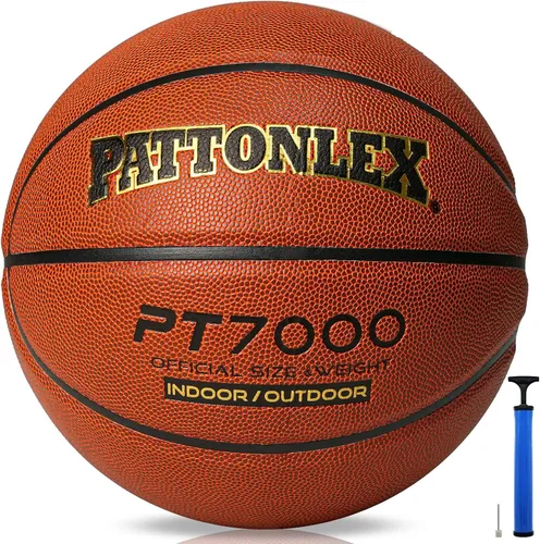 Vista 13 de Basketball Ball – Official Size– Composite Leather Indoor/Outdoor Basketball for Men, Women & Girls, with Pump