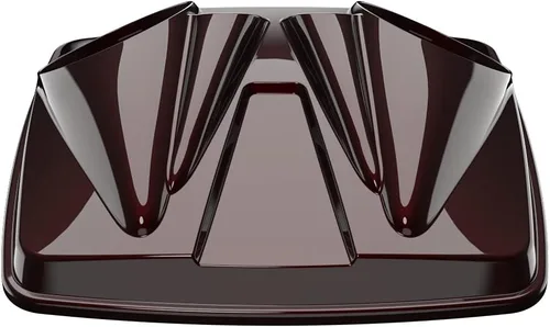Vista 72 de Tapas de altavoz dobles de 8 pulgadas a juego para Advanblack/OEM Harley Rushmore estilo Razor, Chopped & King Tour Pak Whisky ámbar
