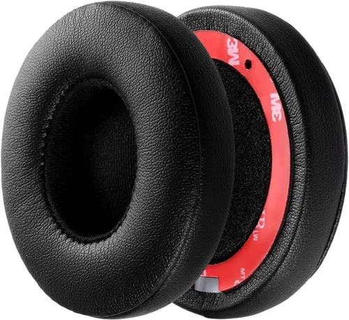 Vista 5 de Almohadillas inalámbricas Solo 2/3 – JECOBB Almohadillas de repuesto con cuero proteico y espuma viscoelástica para auriculares inalámbricos Beats