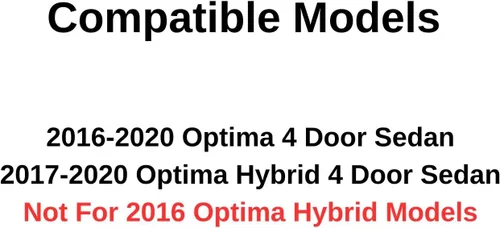 Vista 3 de Vidrio para puerta trasera del lado derecho del pasajero compatible con modelos Kia Optima 2016-2020 / Optima Hybrid 2017-2020