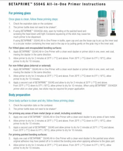 Vista 5 de Dow Automotive -5504G Beta Prime Imprimación de vidrio 125 mL