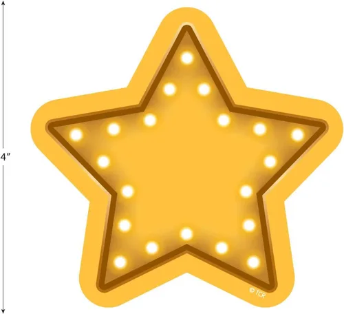 Vista 3 de Teacher Created Resources Etiquetas reposicionables Marquee Stars - 4