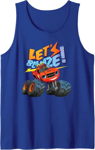 Vista 17 de Camiseta sin mangas Blaze Let's Blaze!, Negro, S