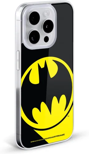 Vista 2 de Head Case Designs Funda de gel con licencia oficial de Batman DC Comics Bat Signal Logos [protección de grado militar] compatible con Apple iPhone 7