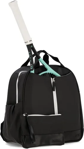 Vista 3 de AYRES Mochila de tenis – Amplia bolsa de tenis, pádel y pickleball para mujer Compartimento para raqueta de acceso rápido (para 2) Bolsa