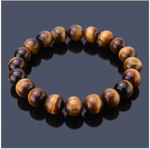 Vista 2 de Adabele 1pc Natural Stretch Gemstone Bracelet 8mm (0.31") Bead 7" to 8.5 inch Healing Crystal Energy Quartz Chakras Jewelry Women Men Girl Birthday