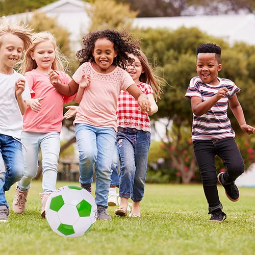 Vista 6 de Balón de fútbol tamaño 2 con bomba pequeña y aguja para entrenamiento en interiores y exteriores, práctica, sofá, escuela, regalo para niños