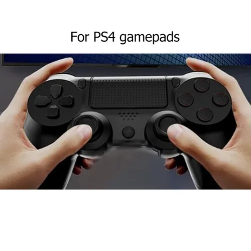 Vista 2 de Diyeeni Paddles for PS4 Controller, 10 Key Back Button Attachment, Controller Paddles for PS4, Plug and Play, Support for Turbo Burst, Programmable