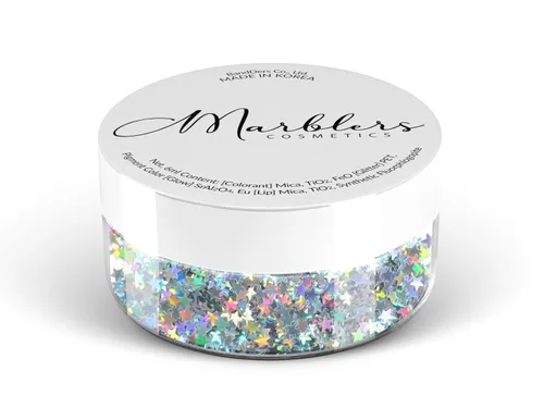 Vista 47 de MARBLERS Polvo de mica natural grueso [perla azul acero] 0.11 onzas (0.11 oz) altamente pigmentado no tóxico, vegano, libre de crueldad animal