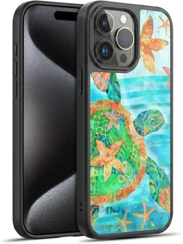 Vista 118 de Head Case Designs Officially Licensed Paul Brent Agate Mermaid Coastal Gel Armor Case [Military Grade Drop Protection] Compatible with Apple iPhone