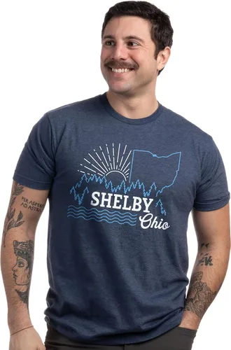 Vista 2 de Ciudades y sitios de Ohio - Midwest Ohioan OH State Pride Tee Shirt