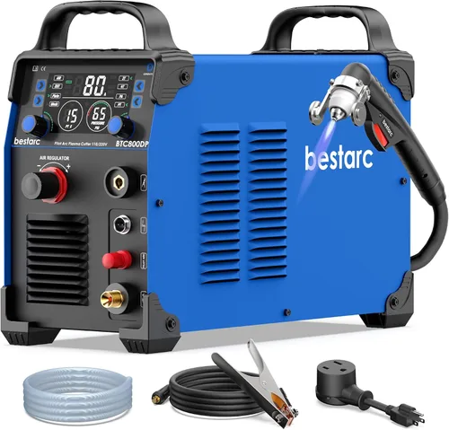 Vista 10 de Bestarc Plasma Cutter Machine, Pilot Arc, 50A IGBT 110V 220V Dual Voltage