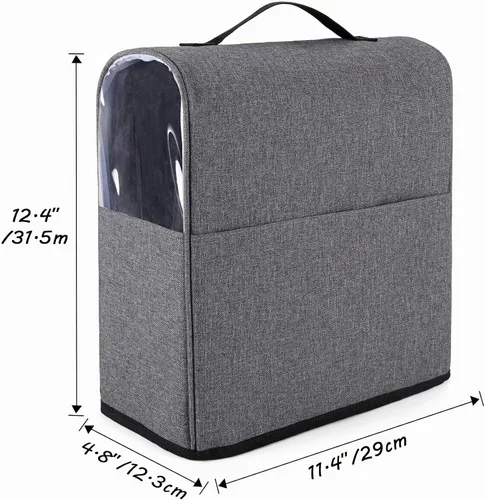Vista 6 de CURMIO Cubierta antipolvo para cafetera compatible con Keurig K-Mini