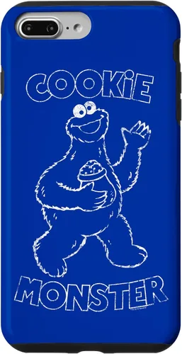 Vista 12 de Funda simple para iPhone 16 Sesame Street Cookie Monster