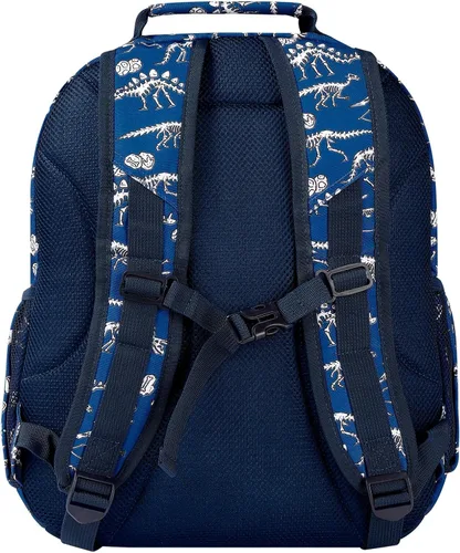 Vista 4 de Choco Mocha Mochila de dinosaurio de 15 pulgadas + bolsa de almuerzo + bolsa para lápices