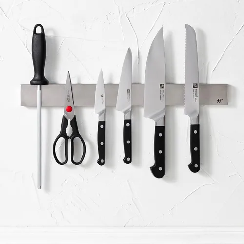 Vista 2 de ZWILLING Almacenamiento de cuchillos, 21.5 x 5.75 x 4.5 pulgadas, acero inoxidable