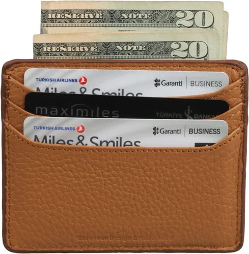 Vista 4 de Grande -3633 Estuches para tarjetas, Camello, Minimalista