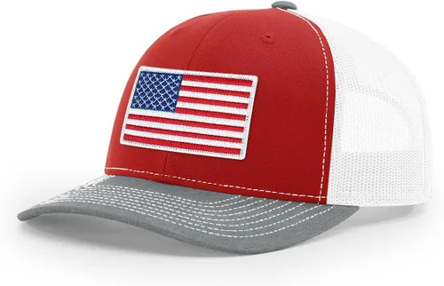 Vista 333 de Joe's USA Richardson 112 - Gorras de camionero con parche gráfico personalizado - Gorras estructuradas de cinco y seis paneles Richardson Premium